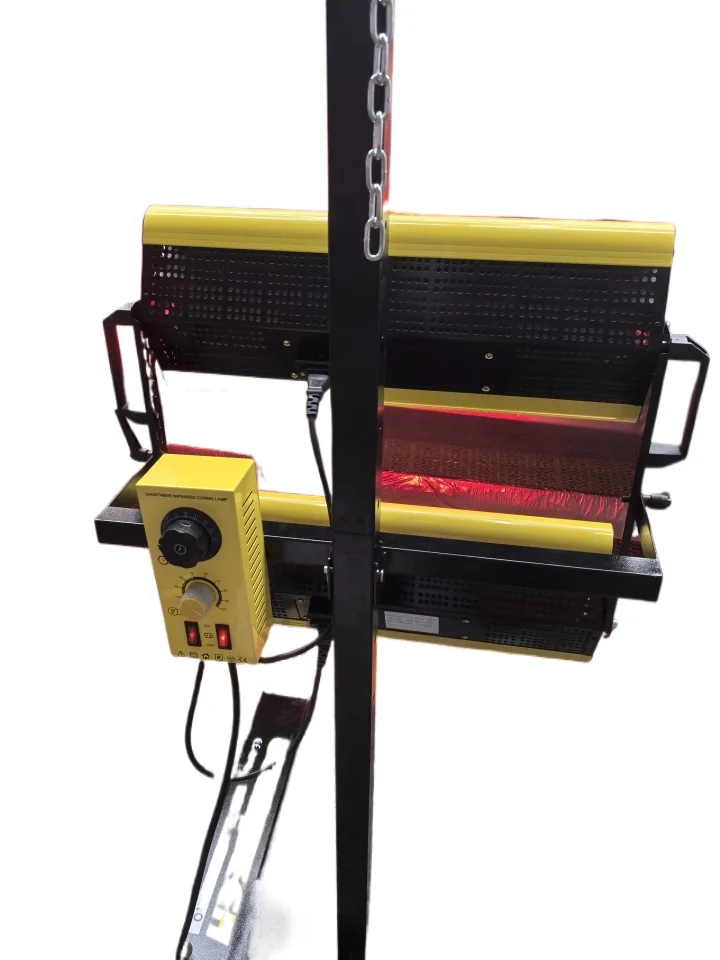 2600W Shortwave Infrared Paint Curing Lamp 110V 220V Temperature Control Timer For Auto Body Repair