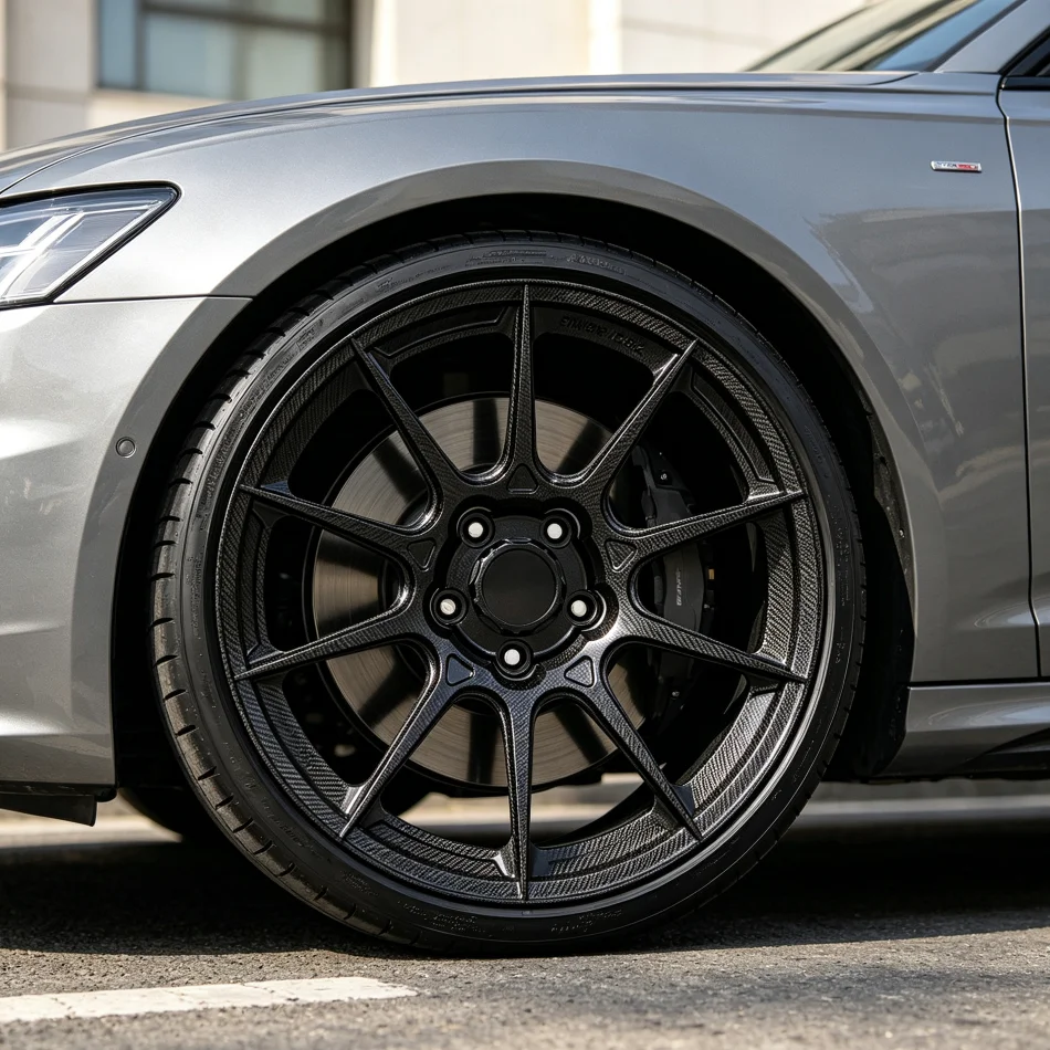 【2026】BORSU Black Forged Aluminum Alloy 1-piece 16 18 20 21 22 24 26 Inch Wheels 5x114.3 5x120.65 Car Wheels For Benz Audi BMW