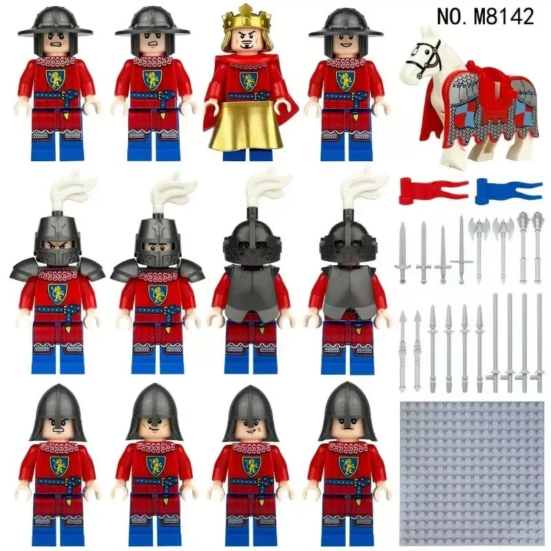 Antike römische Mittelalterritter, Bausteine, Figuren, Spielzeuge, Minifiguren, humanoide Puppen, Spielzeuge, Geburtstagsgeschenke. – Detail 7