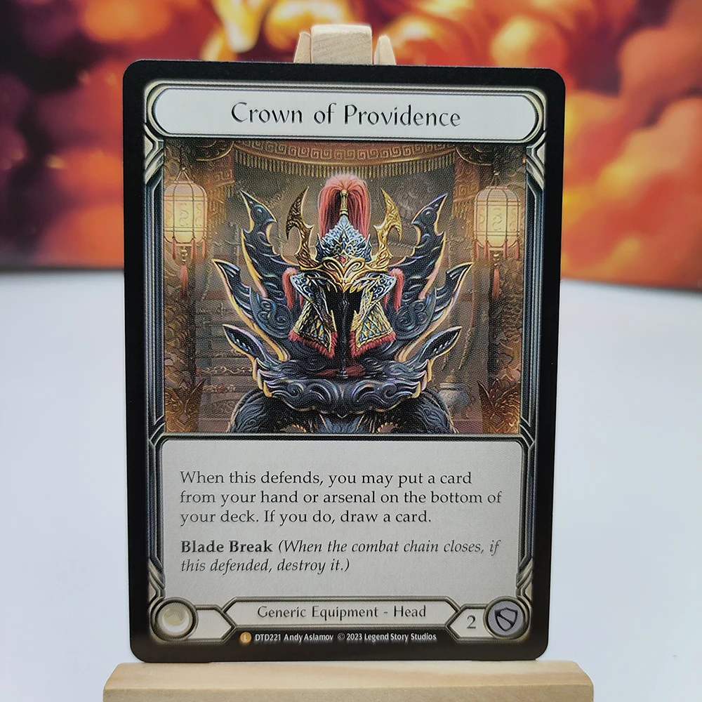 Proxy NON FOIL Cards for Entertainment Games FAB Art of War Command and Conquer Crown of Providence Premeditate