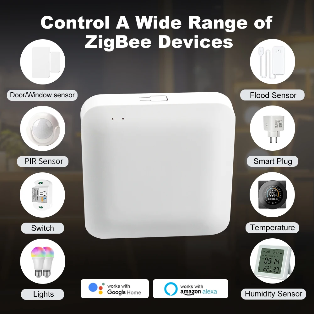 Tuya Smart ZigBee/Bluetooth Multi Mode Gateway Hub Bridge Smart Home Control Smart Life APP Remote Control For Alexa Google Home