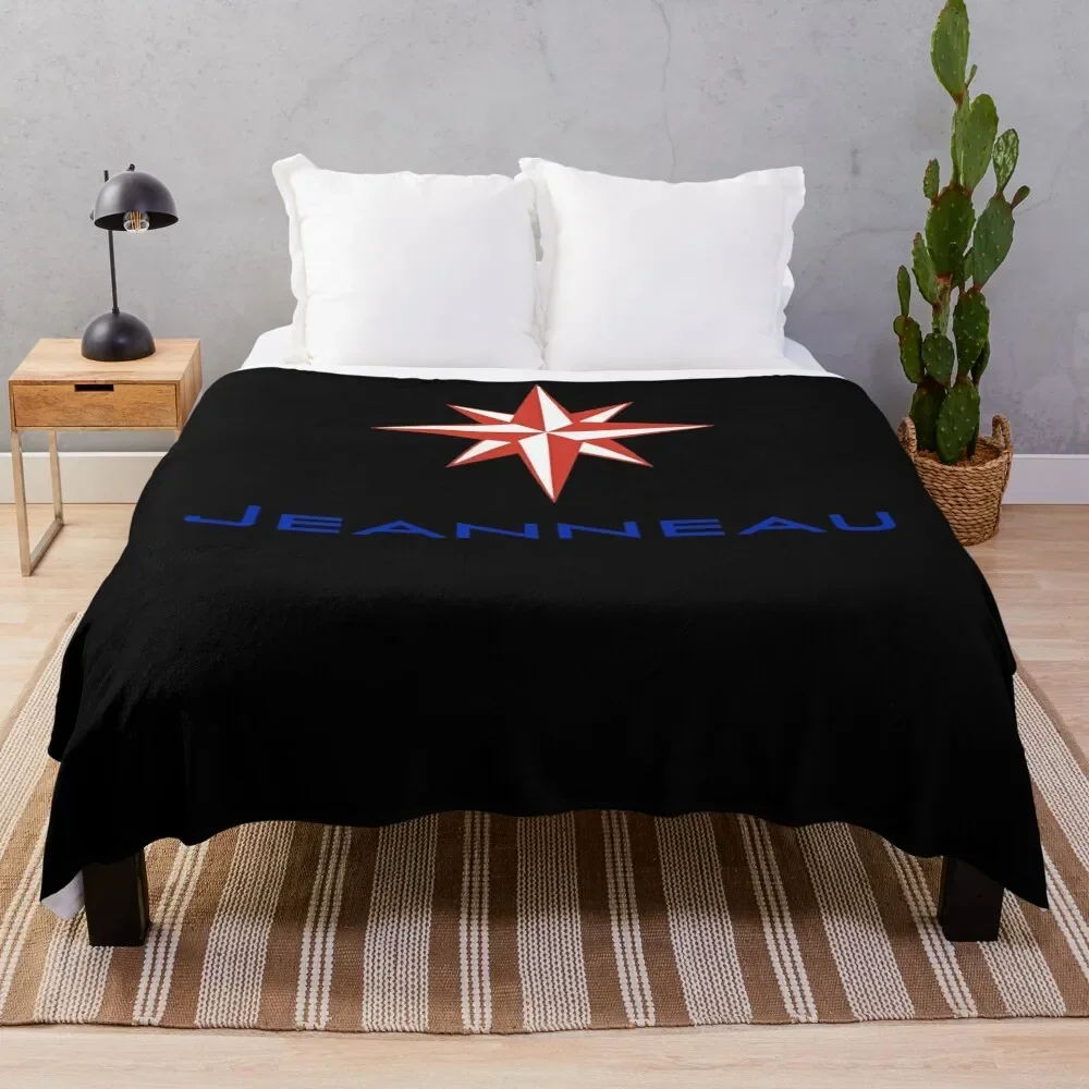 

Jeanneau Yachts Classic Throw Blanket Thins Flannels Soft Beds cosplay anime Blankets