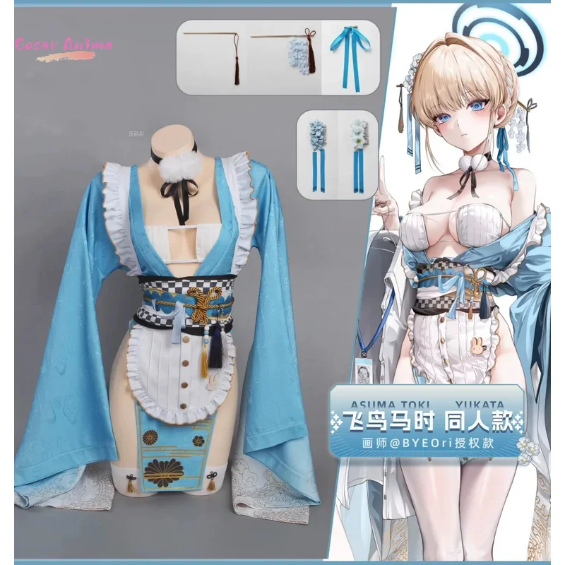 

Blue Archive Asuma Toki Ancient style Cosplay Costume Cos Game Anime Party Uniform Hallowen Play Role Clothes Clothing