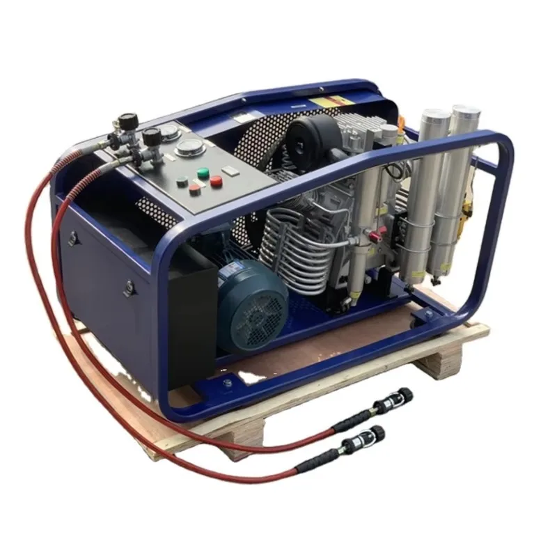 300 liters/minute professional stable air supply high pressure air compressor for diving
