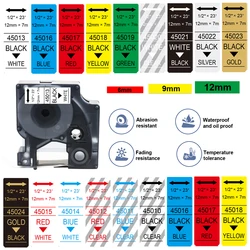 1個45013 40913 43613ラベル互換dymo D1 6/9/12ミリメートルラベルテープ45010 45016 45018 dymo labelmanager 160 280ラベルメーカー