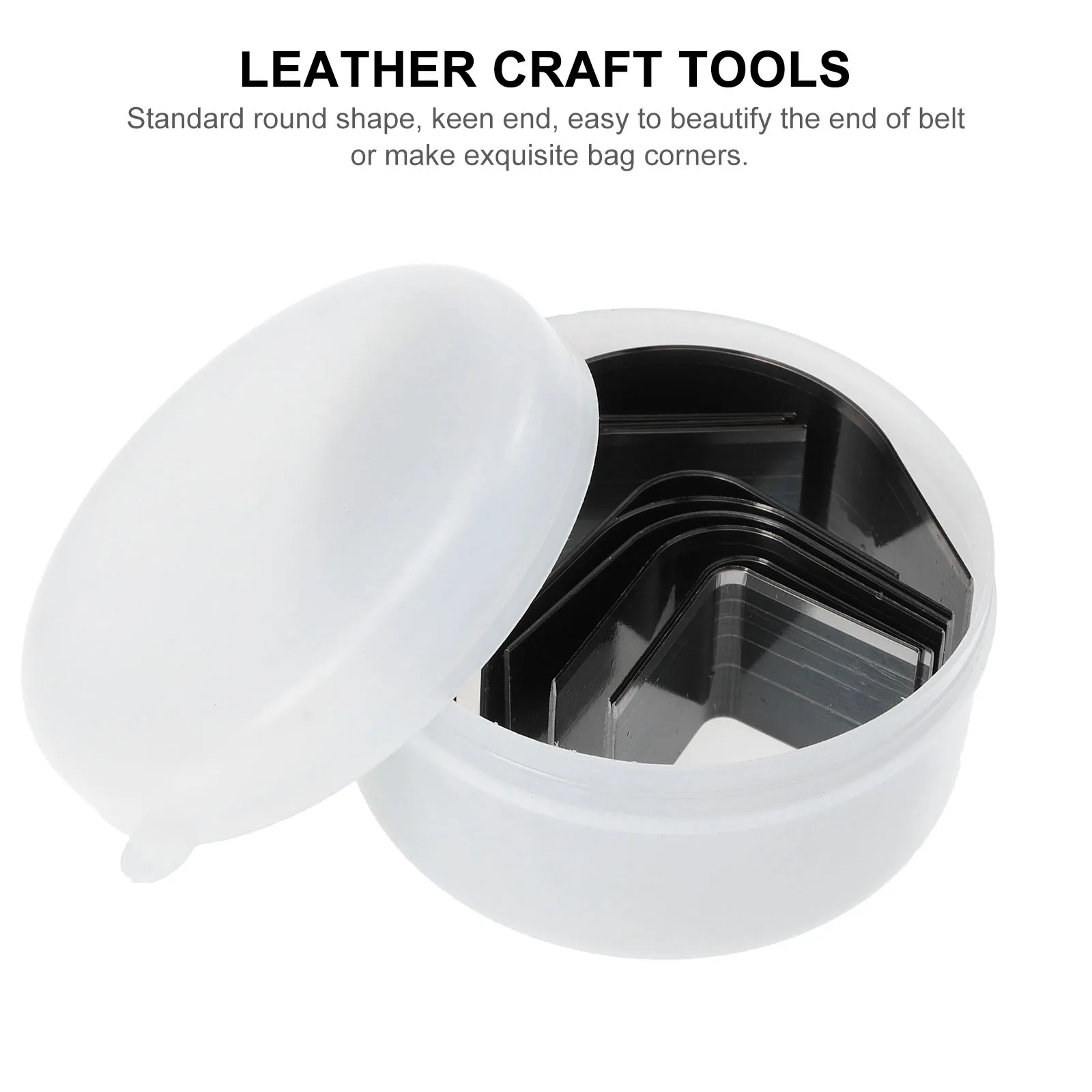 

10pcs Knife Mold Set Carbon Steel Round Craft Tools Punch Tools for Leathercraft Wallet Belt Handbag