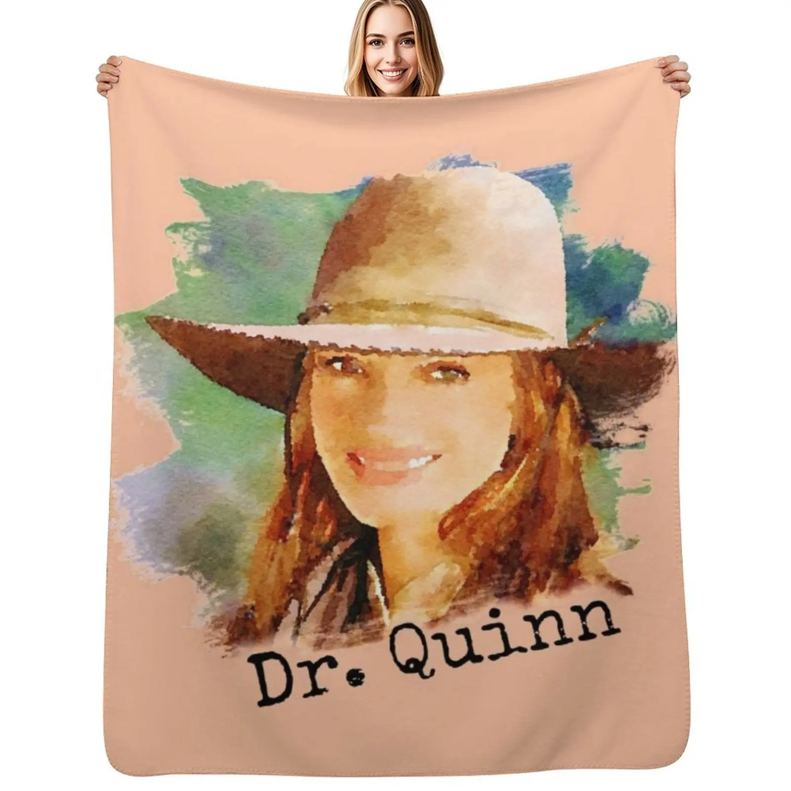 

Dr. Quinn Medicine Woman Throw Blanket Baby Sofa Hairys Blankets
