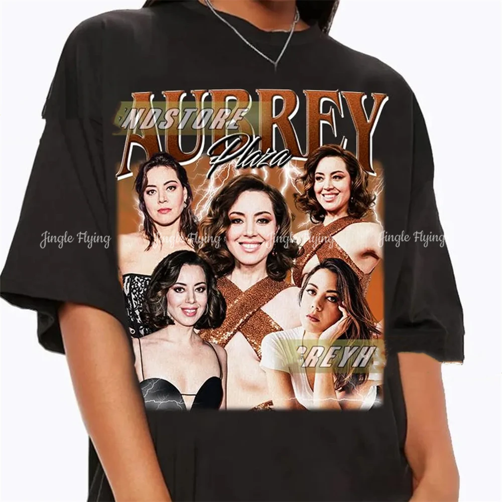 Limited Aubrey Plaza 90s Vintage Shirt For Man And Women Unisex T-Shirt