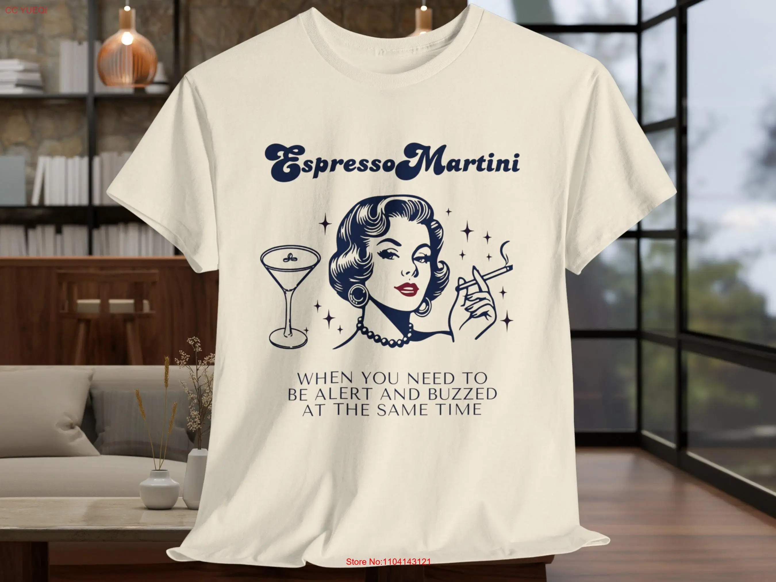 Espresso Martini T Shirt Funny Oversized Coquette Aesthetic Lover Expresso long or short sleeves