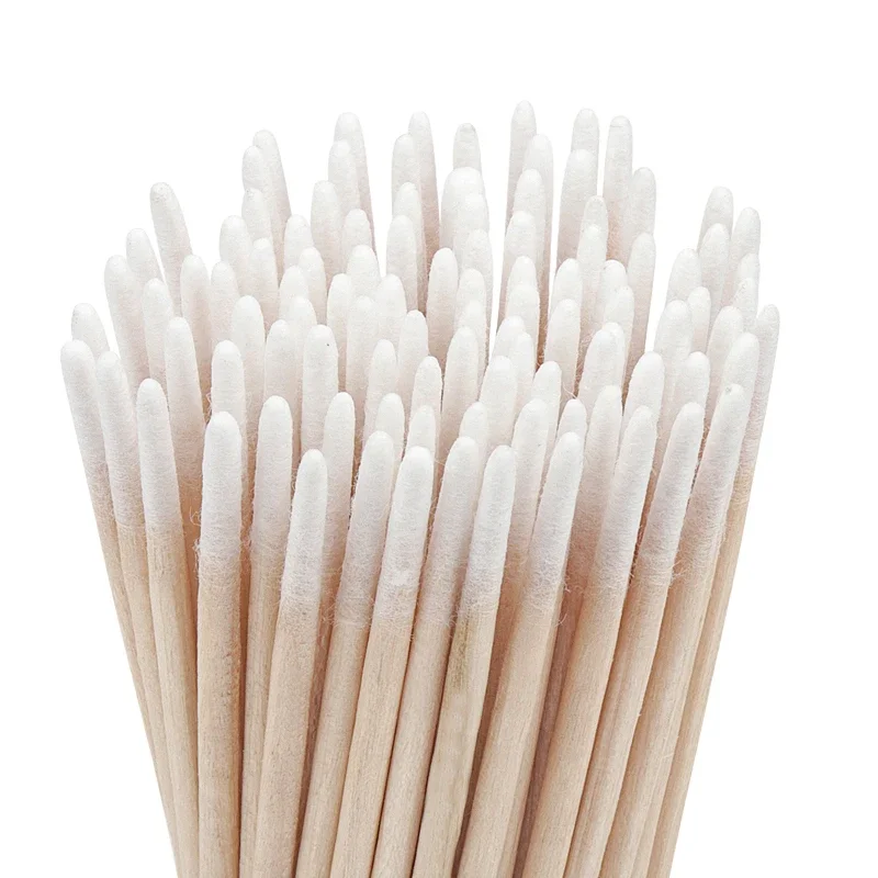 Coton-tige jetable Ultra-petit à Double extrémité, 100 pièces, Micro brosses non pelucheuses, Extension de cils, outils pour enlever la colle