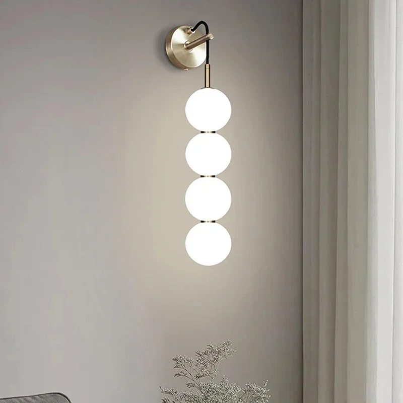 Lámpara colgante de cristal nórdico para decoración del hogar, iluminación LED de varios cabezales, gris humo, sala de estar, comedor, Villa,