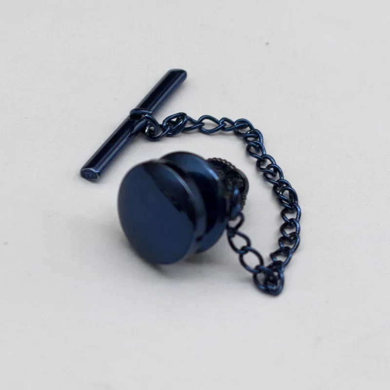 Boucle de cravate d'affaires à la mode pour hommes, broche de Banquet à cravate fixe en cuivre, pince à cravate tendance et à la mode