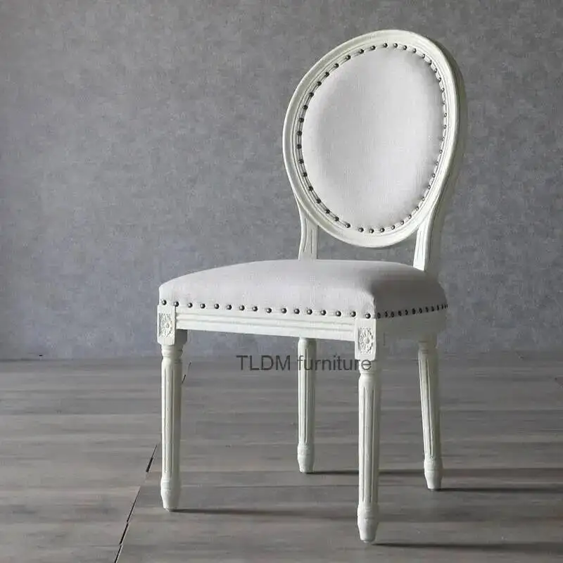 European White Chairs Dining Room European Designer Living Room Chairs Party Ergonomic Muebles De Cocina Kitchen Furniture
