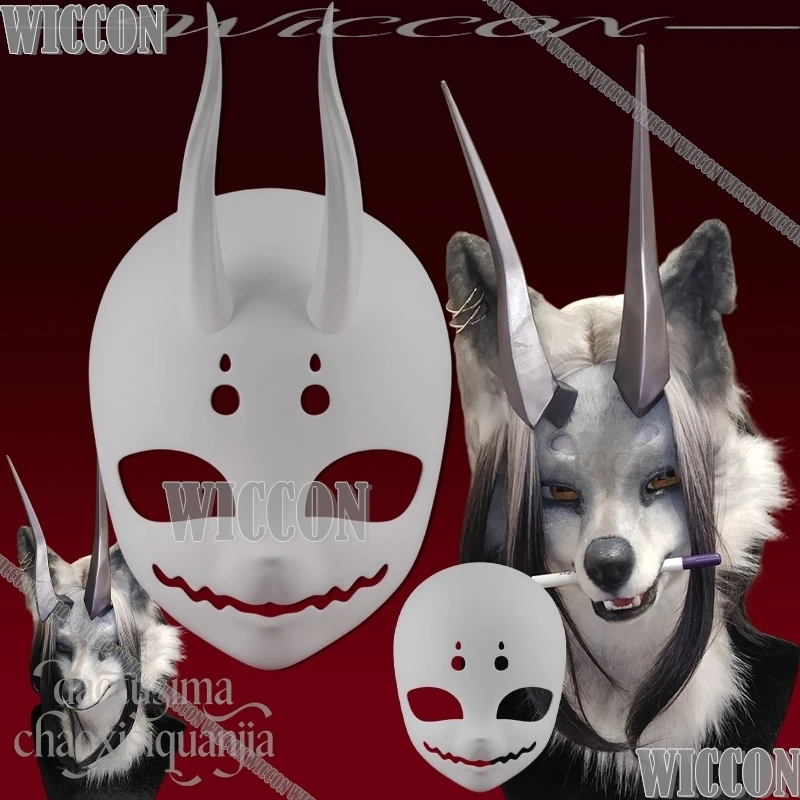 kigurumi-costume-d'animal-en-fourrure-cosplay-style-gothique-d'horreur-fourrure-코스프레-masque-en-acide-polylactique-3d-crane-bricolage-corne-de-demon-noel-carnaval