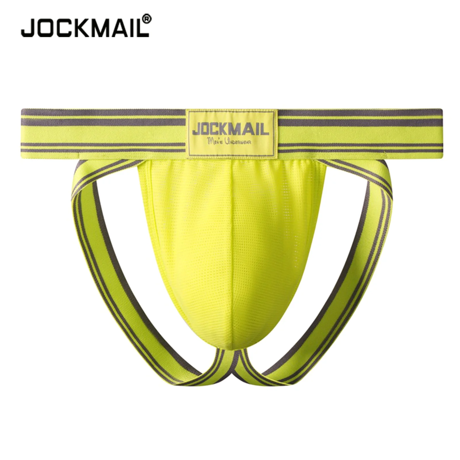 JOCKMAIL Mens Sexy Underwear Gay Open Back Underpants Male Backless Brief Breathable Penis Suspensor Genital Underwear T-back