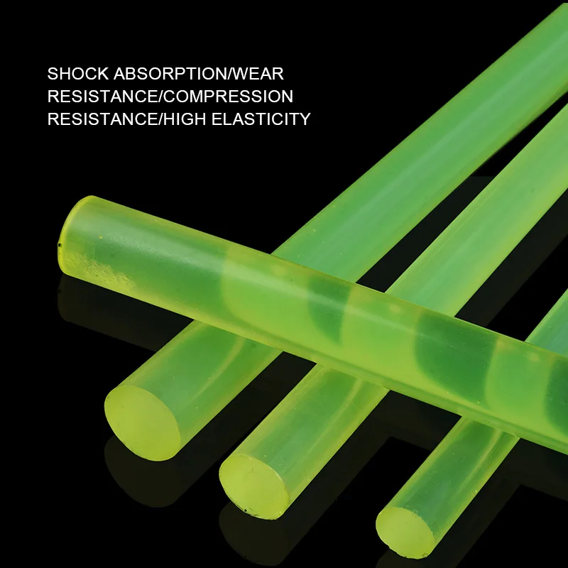 Diameter 2/3/4/5/6/8/10/12/14/15/18/20/22mm-60mm PU Pipe Bar Polyurethane Solid Rod Gaskets Shock Absorber Length 200/300/500mm