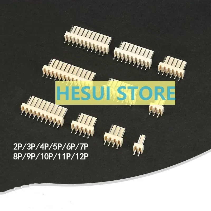 10 PCS KF2510 connector 2.54MM straight pin base 2P/3P/4P/5P/6P/7P--12P