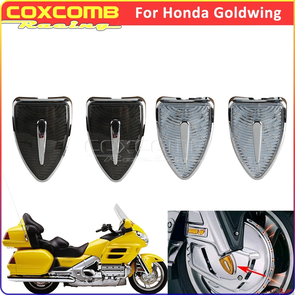 

For Honda Gold Wing Goldwing GL1800 GL1800B F6B Motorcycle Aero Head Marker Indicator Turn Signal Light Smoke/Clear Running Lamp