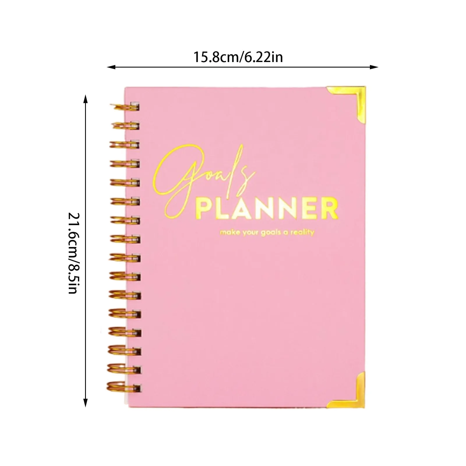 2025 Daily Planner Notebook Daily Weekly Plan Journal Personal Diary Calendar Time Management Goals Setting Schedule