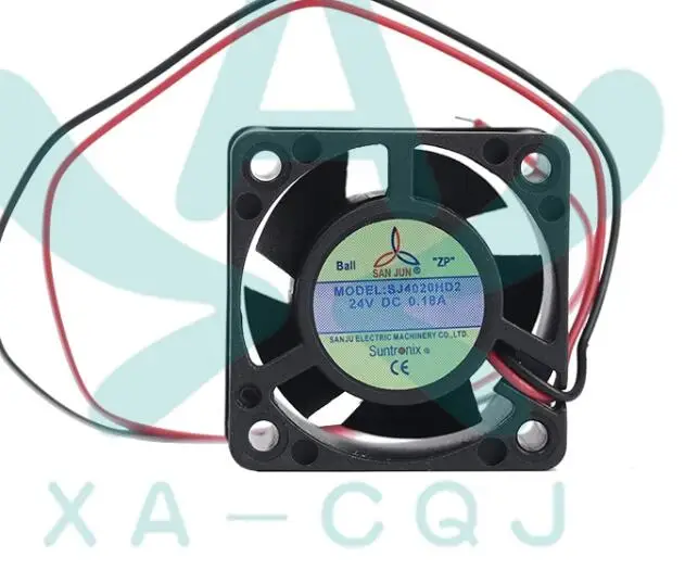 SAN JUN SJ4020HD2 DC 24V 0.18A 40x40x20mm 2-żyłowy wentylator chłodzący serwer