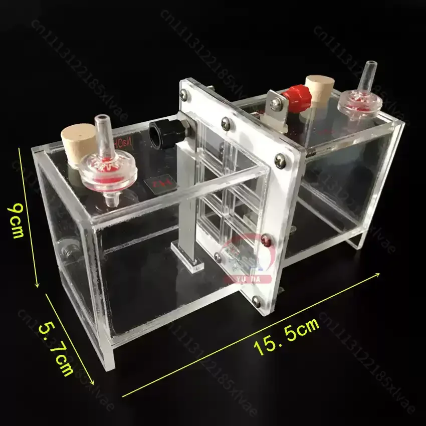 26063 Ion Exchange Film Electrolysis Demo Device Platinum-Free Electrode Chemistry Lab Teaching Experimental Equipment