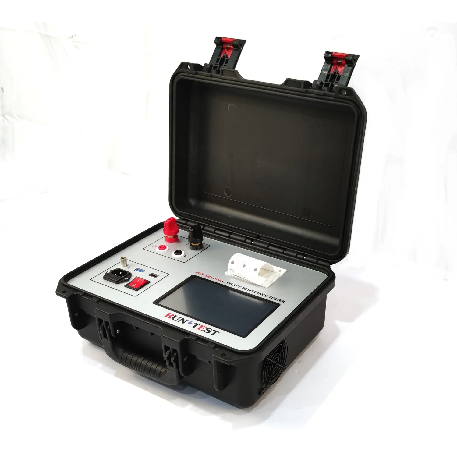 Analizzatore di interruttori automatici portatile Micro Ohmmetro Switchgear 100A Tester di resistenza del circuito di contatto