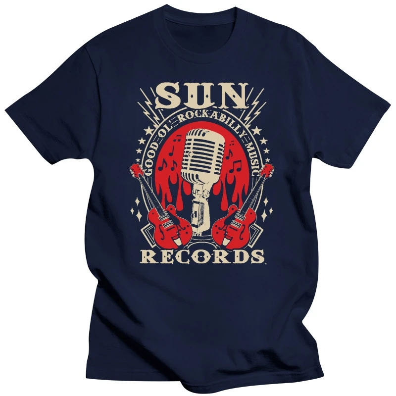 Men T shirt Sun Records Electric Mic Music For Tshirt  funny t-shirt novelty tshirt women