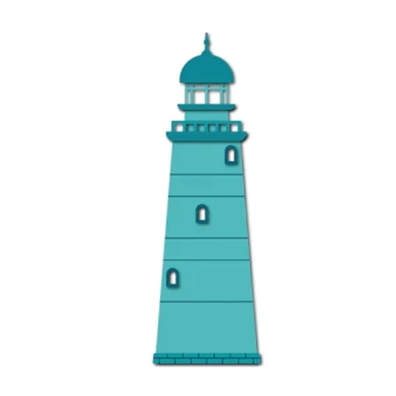 

New 2022 Lighthouse Metal Cutting Dies Scrapbooking For Paper Making Decor Embossing Frame Card No Stamps