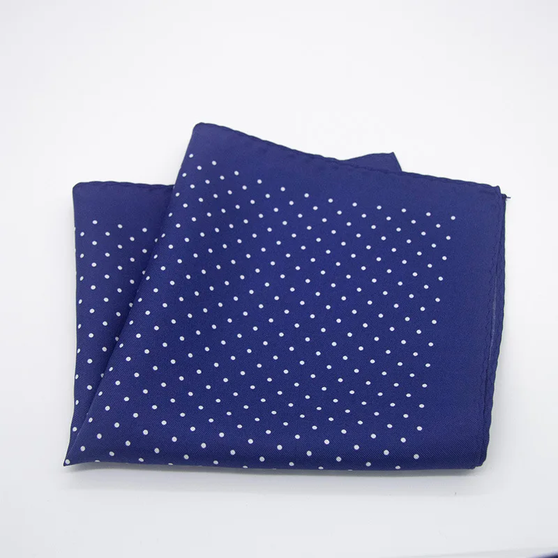 Men's 100% Silk Printed Pocket Square, Casual Pocket Square – Handkerchief for Wedding, Business Suit & Shirt