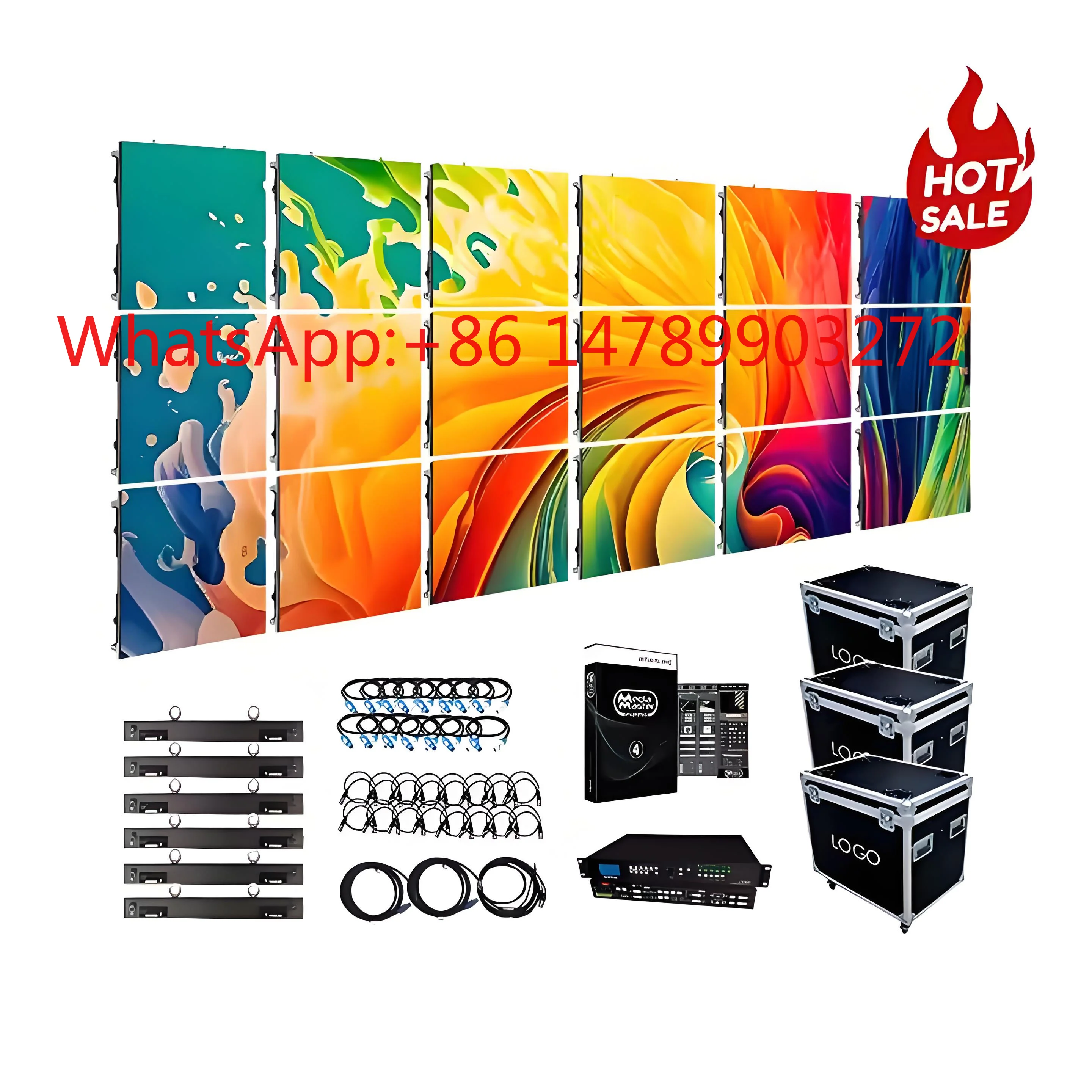 P2.976 Full Color LED Panel Low Maintenance High Reliability Concert Live Show Video Wall
