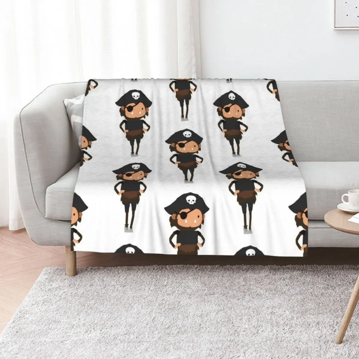 sneaky sasquatch pirate adventure Throw Blanket For Sofa Thin Shaggy Hair for winter manga Stuffeds Blankets