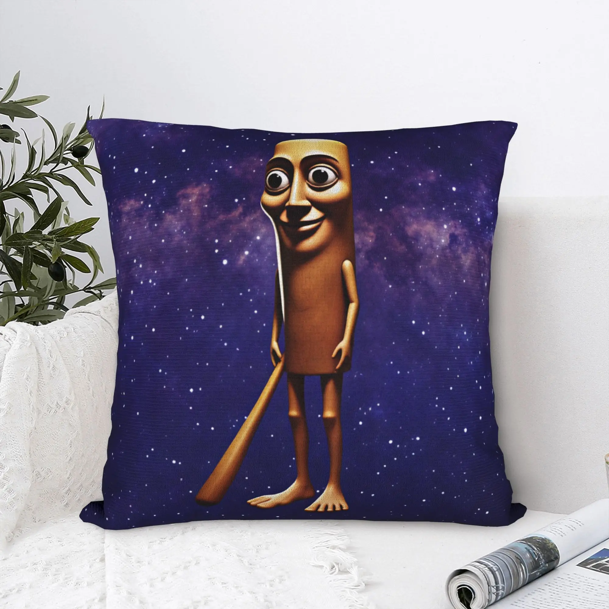 Pillow Case Tung Tung Sahur Outer Space Galaxy Cosmic Cartoon Comfy  Pillow Cover For Office Car Home Decor Vintage Pillowcases