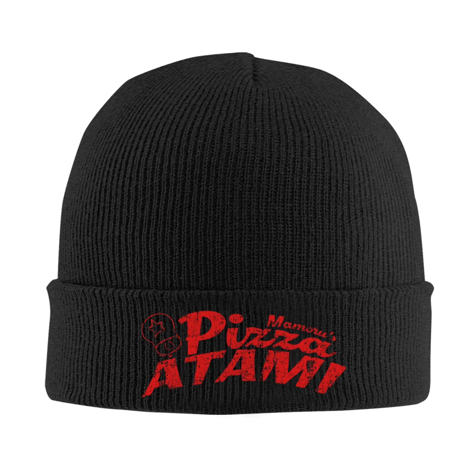 Pizza Atami Death Stranding Bonnet Hats  Beanie Hats Spring Printed Knitting Hat Cool Female Male Gym Elastic Cap