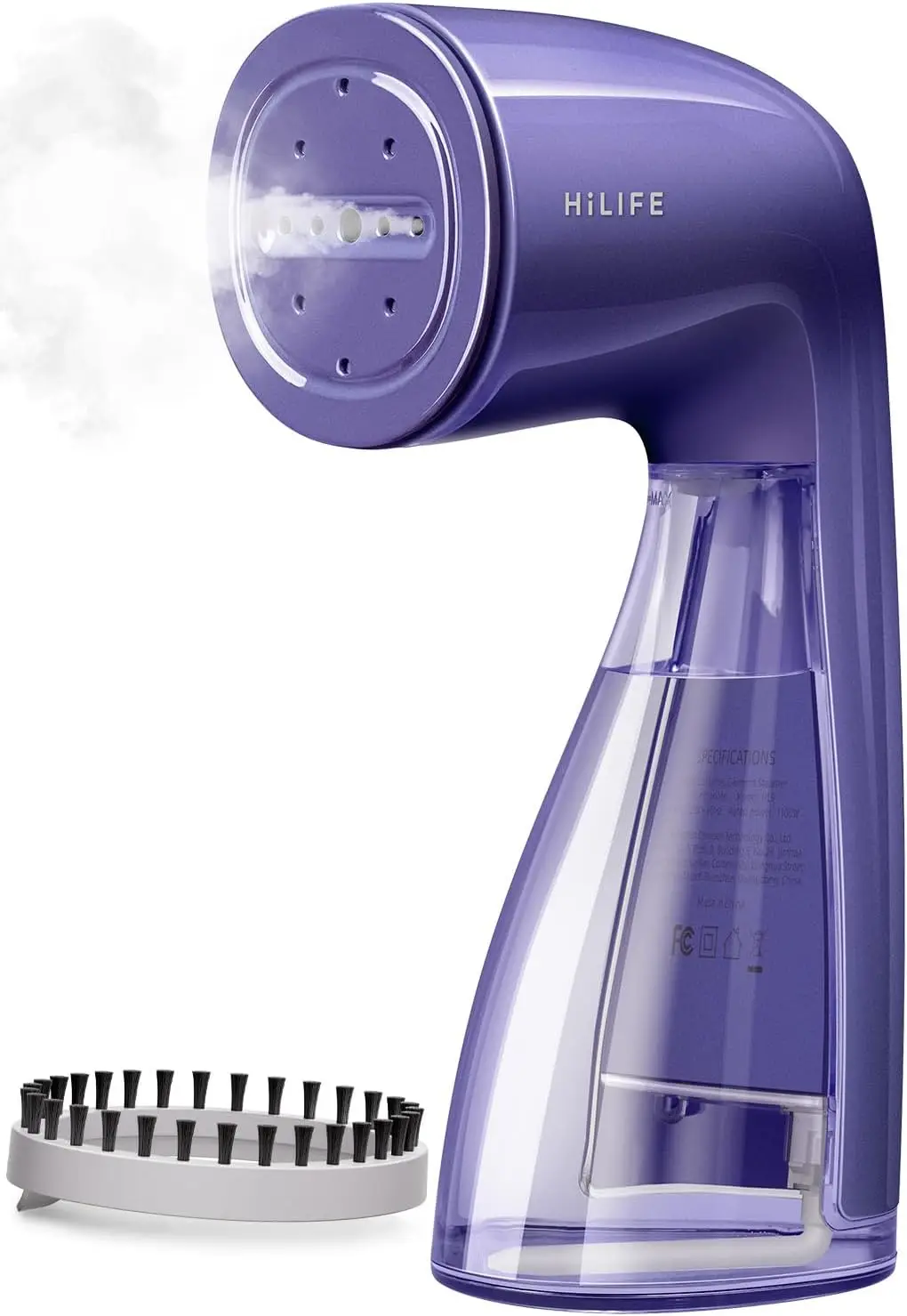 Steamer for Clothes, 1100W Clothes Steamer, Fast Wrinkle Removal with Large 300ml Tank, Ideal for All Fabrics