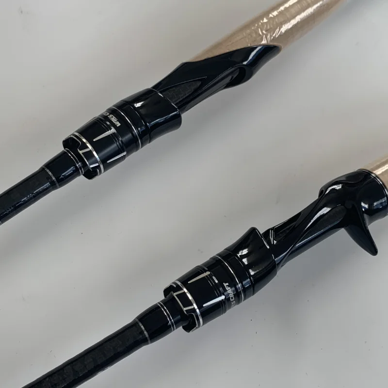 WinsCraft Ultralight High Carbon Lure Fishing Rod, Casting Spinning Rod, 2 Sections, 1.98m, 2.1m, XF Action, M, ML
