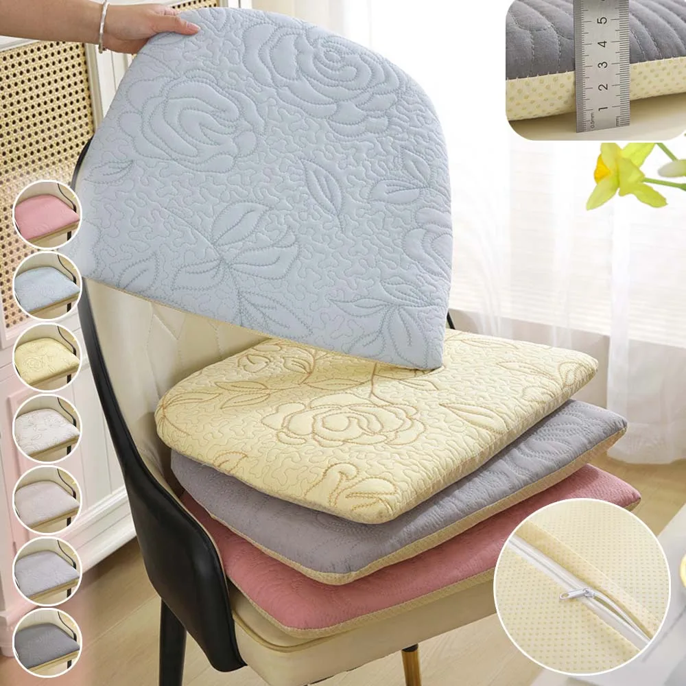 

Removable Washable Cotton Cushion for Chair Non-Slip Ergonomic Horseshoe Seat Pads Floor Pillow for Office/Dining 4 Seasons Mat