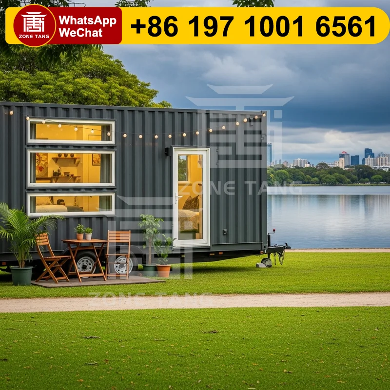 

Energy Efficient Tiny House Accommodation Modular Homes Modular Expansion Temporary Flat Pack Home Quick Deploy Steel Structure
