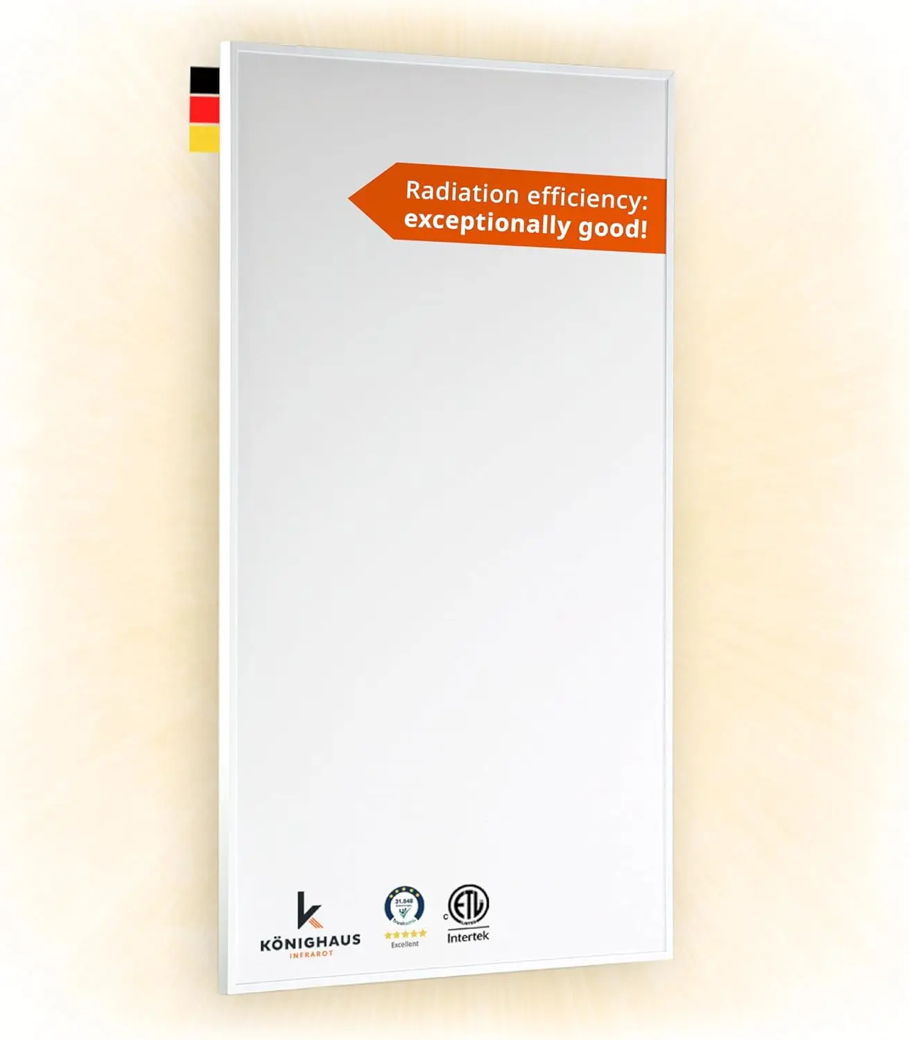 سخان مساحة بالأشعة تحت الحمراء - مناسب للغرف الأصغرى، تسخين كهربائي قوي وفعال للطاقة يُثبت على الحائط بسرعة #1