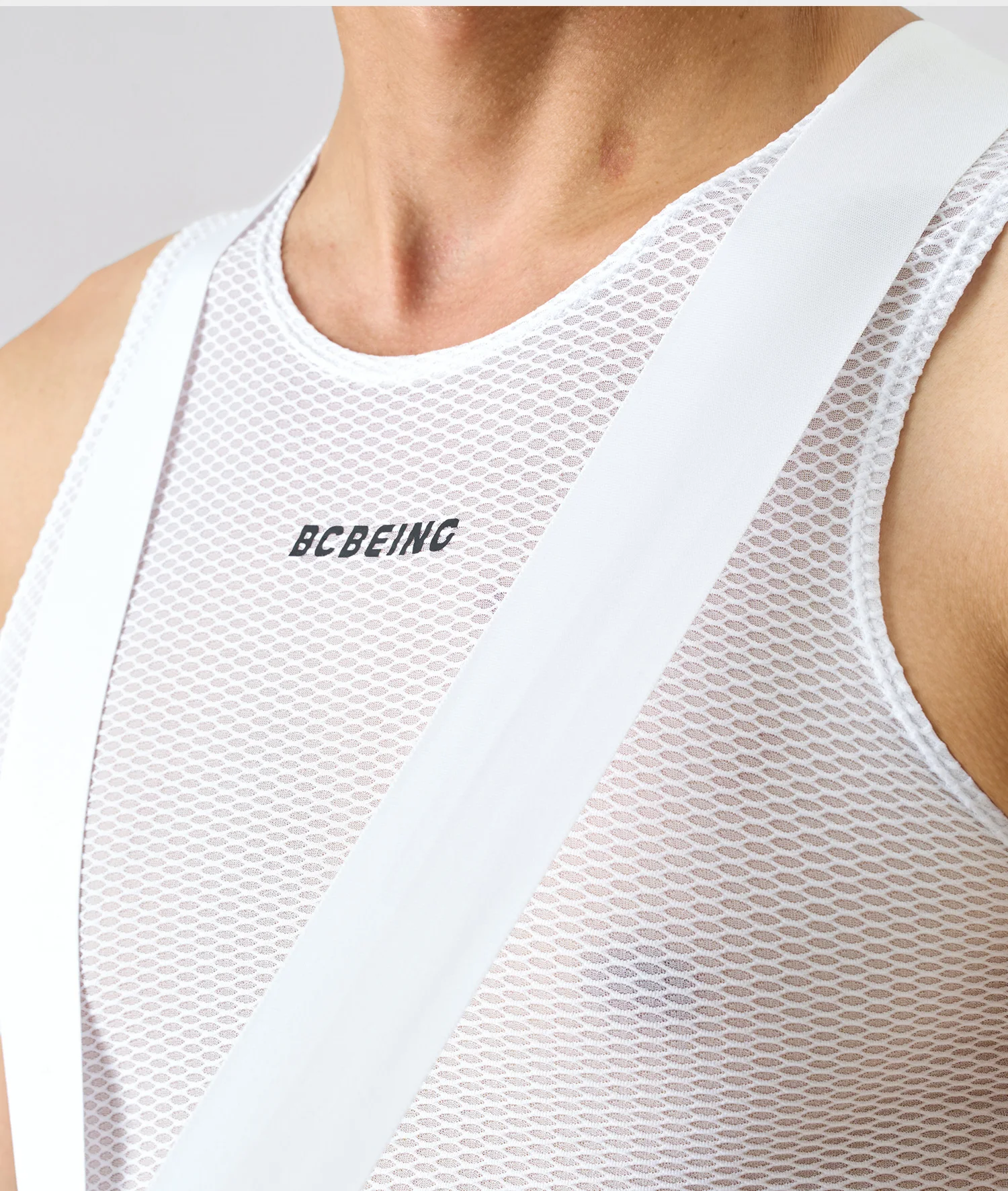 BCBE-ING Herren Pro Race Level Radhose mit Träger 7-Stunden-Elastikpolster Radhose mit hoher Taille 4-Wege-Stretch – Detail 12