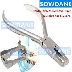 Dental aparat ortodontyczny usuń szczypce Dental Ortho Brace wsporniki Remover usuwanie Forcep prosto wskazówka dentysta Instrument narzędzie