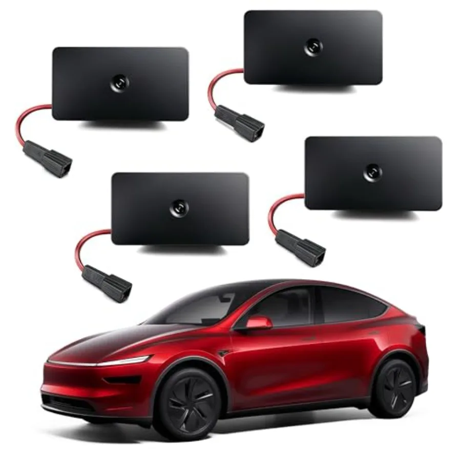

4K Car Door Lights Logo Projector, Premium Accories Compatible with All Model Y Juniper Model 3 Highland X S, OEM Style Ultra-B