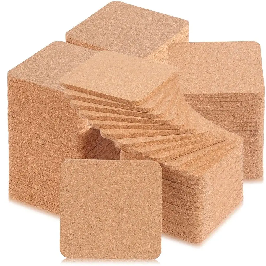 

Pcs Cork Coaster for Drink 4 Inch Absorbent Blank Wooden Thick Coaster Set for Wine Glass Cup Mug DIY Crafts Office Home Cottage