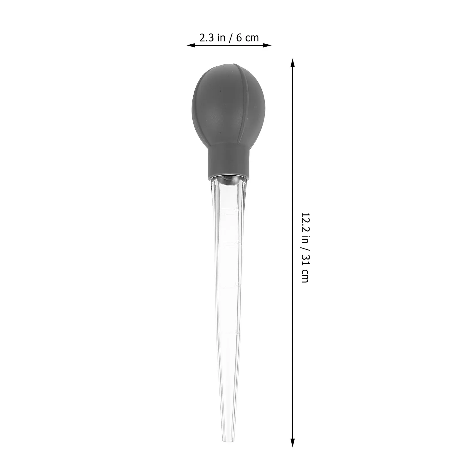 Large Plastic Dropper Pipette with Measurement Scale for Kitchen Baking Liquor Infusion Chocolate Cupcakes Food Grade