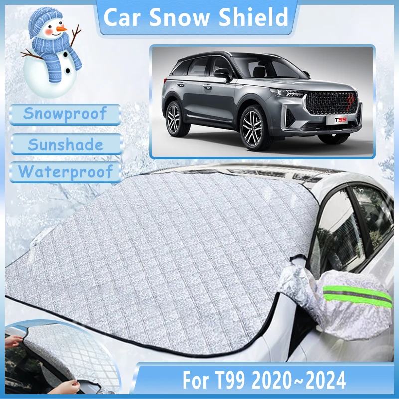 

Car Snow Cover Shade For Bestune T99 2020 2021 2022 2023 2024 Front Windshield Outdoor Winter Sunshade Visor Shield Accessories