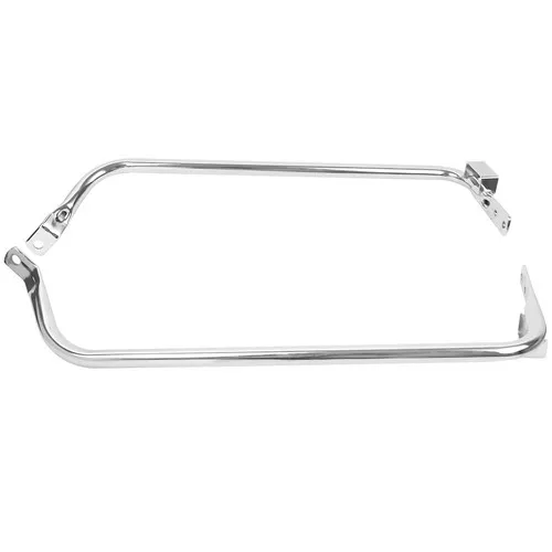 Chrome Saddlebag Support Brackets Motorcycle Bottom Mount For Harley Touring Electra Road Glide Road King 1997-2008