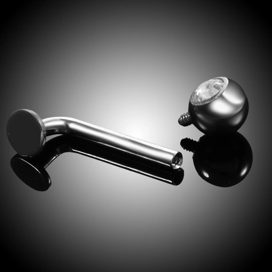 1 قطعة البطن زر خواتم الثقب التيتانيوم كريستينا إخفاء ذلك مجوهرات الثقب هيليكس دايث القرط قطرة هيئة المجوهرات #4