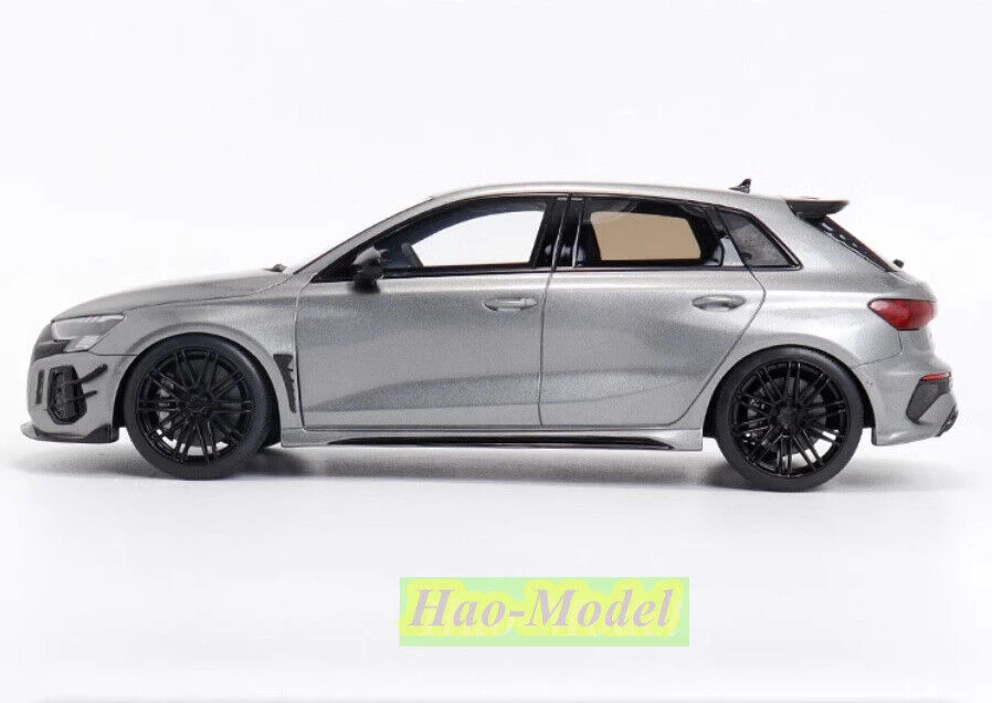 GT Spirit 1/18 For Audi RS3-R ABT Resin Diecast Model Car Kids Toys Boys Birthday Gifts Hobby Display Collection Ornaments Gray