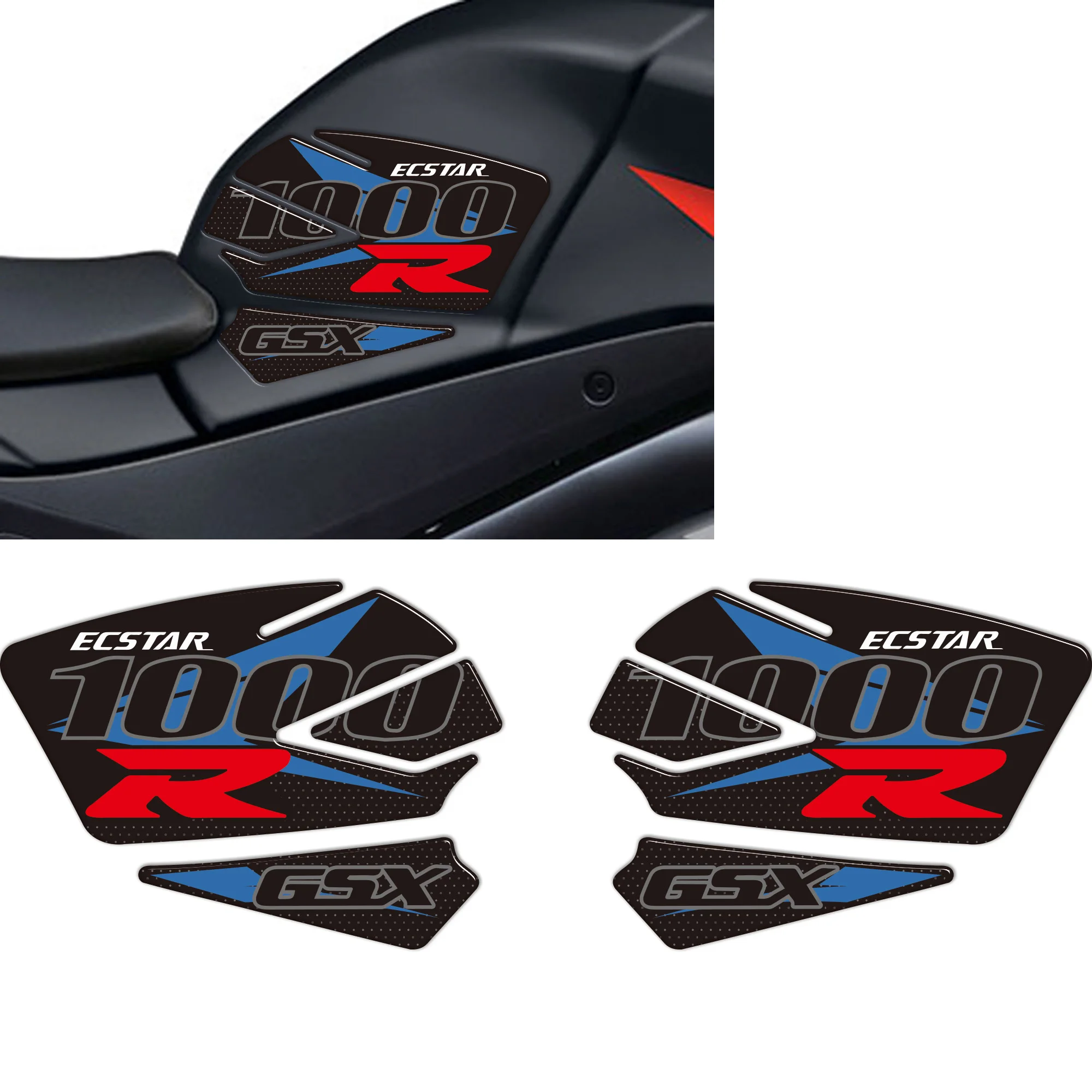 For Suzuki GSX-R1000 GSX-R 1000 GSX-R1000RZ GSX-R1000R GSX R1000 GSXR1000 R RZ Protector Tank Pad Grips Gas Fuel Oil Kit Knee