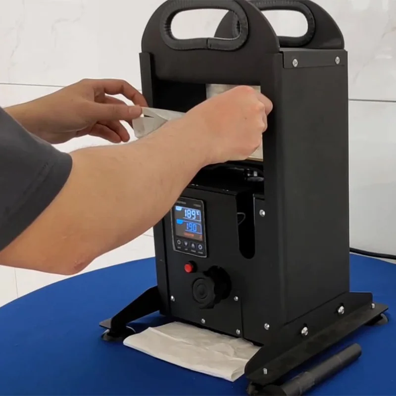 

5T Rosin hot stamping machine Manual high temperature and high pressure rosin transfer machine 6*15CM