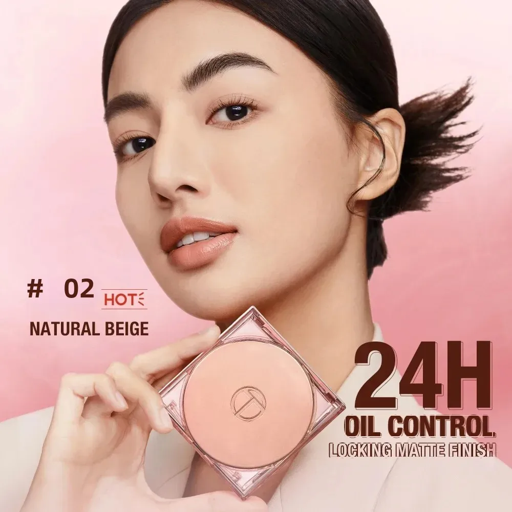O.TWO.O Face Powder Oil-Control 24 ชั่วโมงยาวนานกันน้ํา Matte Face แต่งหน้าเครื่องสําอางค์ Setting Compact Powder